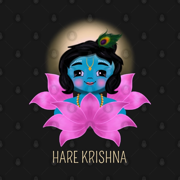 Iskcon - Krishna - hare krishna - Hindu gods - krsna by Saishaadesigns