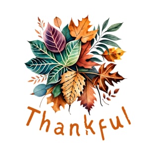 Thankful - Orange T-Shirt