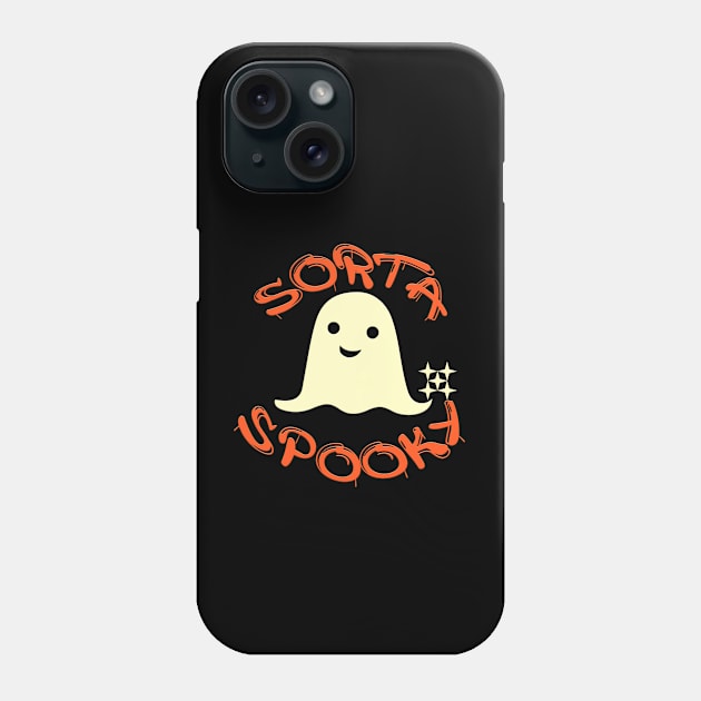 Sorta Spooky Adorable Ghost Phone Case by Salaar Design Hub