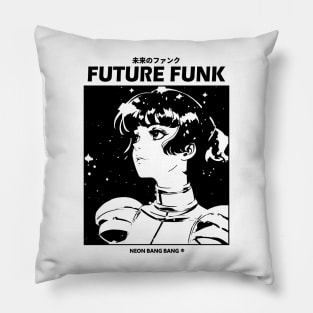 Future Funk Vaporwave Manga Aesthetic Pillow