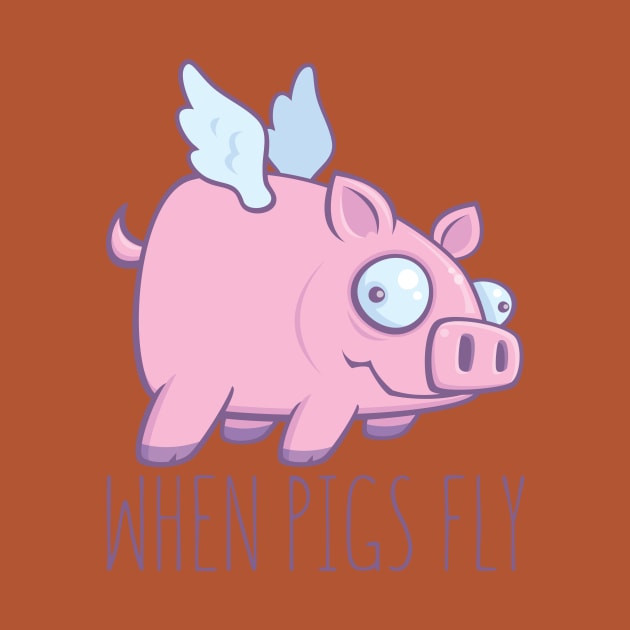 When Pigs Fly with Text by fizzgig