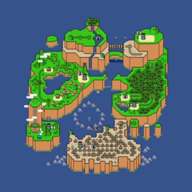 super mario world world 1