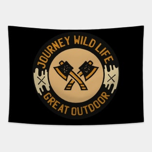 Journey Wild Life Great Outdoor Tapestry