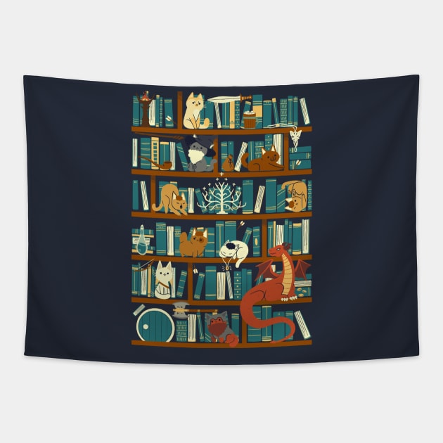 Library of the Ring Tapestry by TaylorRoss1