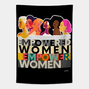 Empowered Woman Empower Woman Positive Vibe Tapestry