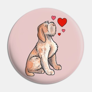 Italian Spinone love Pin