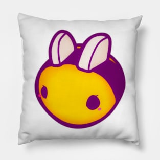 Bee my friend save the bees purple kawaii cute adorable Pillow