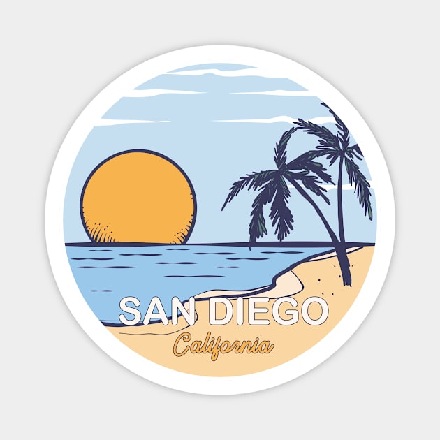 San Diego Magnet by Mark Studio