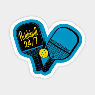 Pickleball 24/7 Dual Paddles Magnet