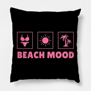 Beach Mood Icon Pillow