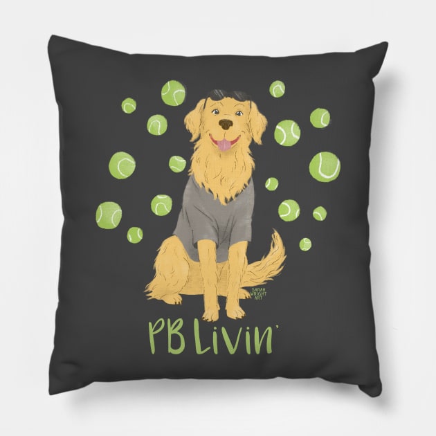 PB Livin' Pillow by SarahWrightArt