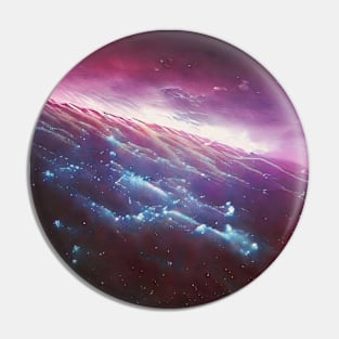 Galaxy Waves Pin