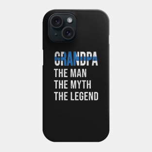 Grand Father Finnish Grandpa The Man The Myth The Legend - Gift for Finnish Dad With Roots From  Finland Phone Case