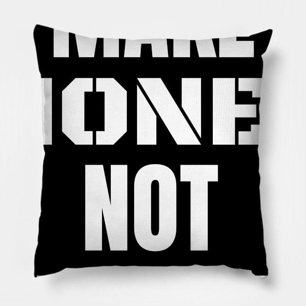 Make money not friends Pillow by mohamadbaradai