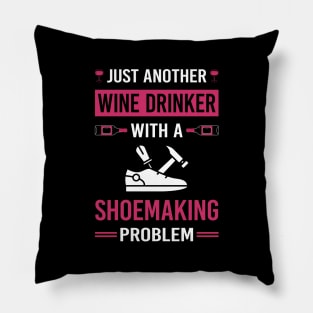 Wine Drinker Shoemaking Shoemaker Shoe Making Shoes Pillow