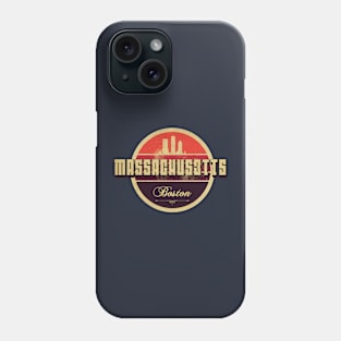 Massachusetts Vintage Sign Phone Case