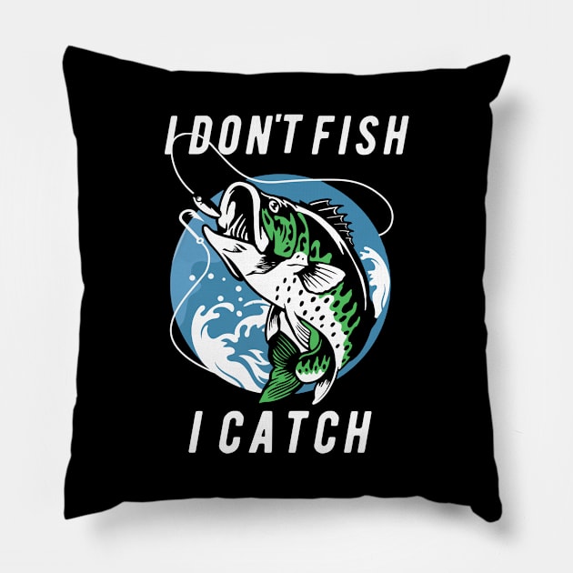 funny fishing Pillow by first12