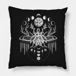 Shadows of the Night Forest Pillow