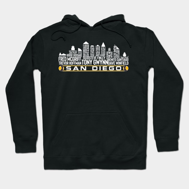 T-Shirt: Padres Skyline Retro Baseball Unisex Shirt - San Diego