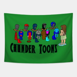 Chunder Toons Logo Tapestry