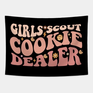 Girls Cookie Dealer Scout For Cookie scouting lover Women Tapestry