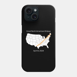 Great North American Eclipse Phone Case