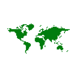 Pixel World, Green T-Shirt