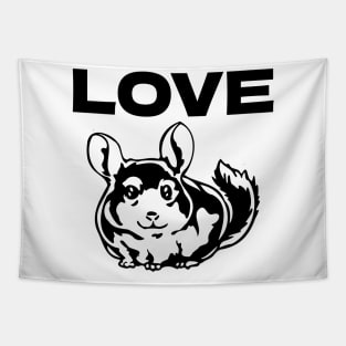 Love Chinchilla - Chinchillas Tapestry