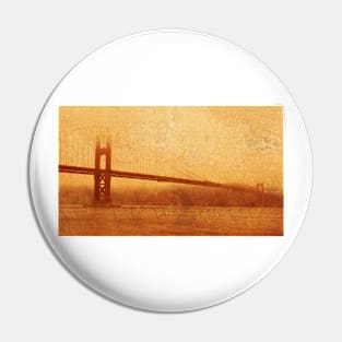 golden gate gold Pin