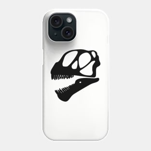 Camarasaurus skull - black Phone Case