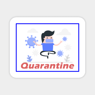 quarantine social distancing Magnet