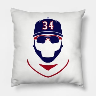 Big Papi Ortiz 34, Boston Baseball HOF Pillow