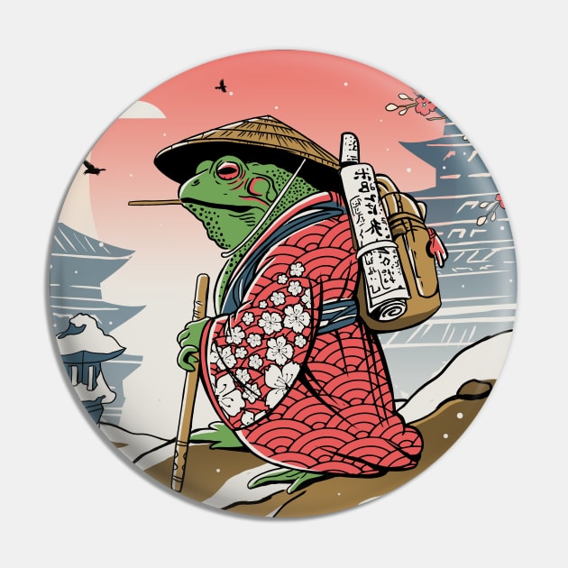 Wandering Toad Ukiyo Pin by constantine2454