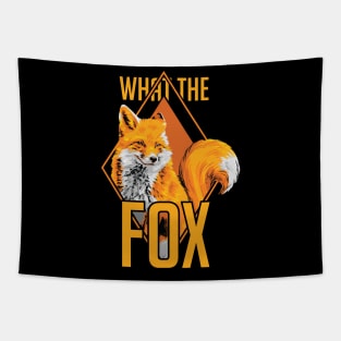 What the Fox Digital Painting Tapestry