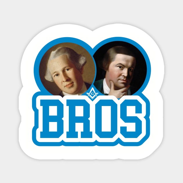 Bros before Redcoats Magnet by Phantom Goods and Designs