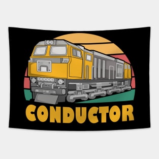 Train Conductor Tapestry