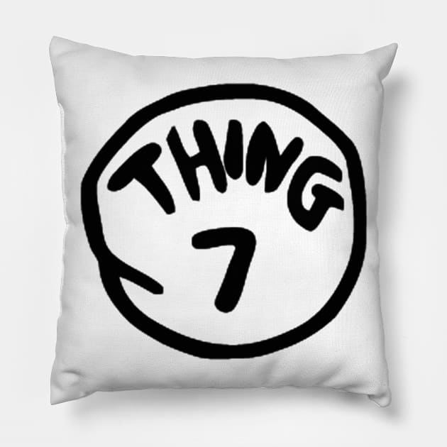 THING 7 Pillow by JAFARSODIK