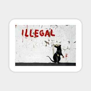 Fitzrovia Rat by Banksy Magnet