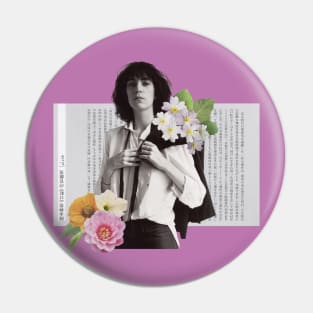 Patti Smith Collage Pin