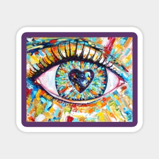 Picture of the eyes of love Magnet