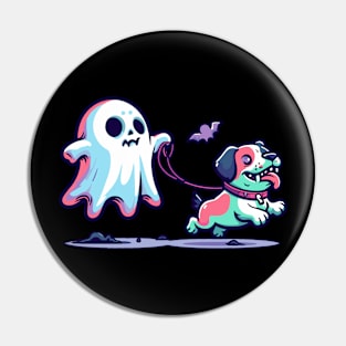 zombie dog walker Pin