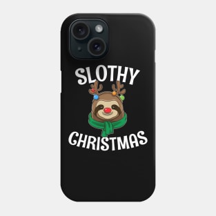 Gift For Sloth Lovers Slothy Christmas Phone Case