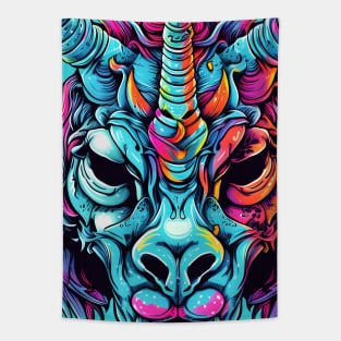 Evil Unicorn Tapestry