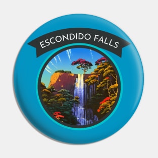 Vintage Escondido Falls at the Malibu Southern California Pin