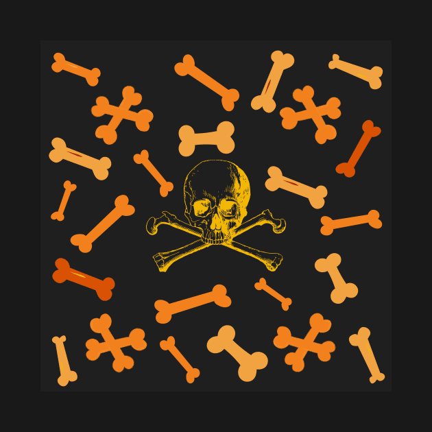 Halloween Bones Pattern by Cool and Awesome