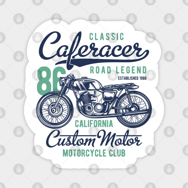 Classic Cafe Racer Magnet by Verboten