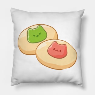 snack cats Pillow