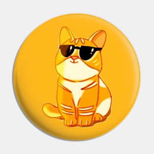 Thug life cat Pin