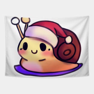 Cute Snail Drawing Tapestry