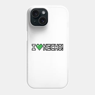 I Love Necho System 8 Bit Heart Phone Case